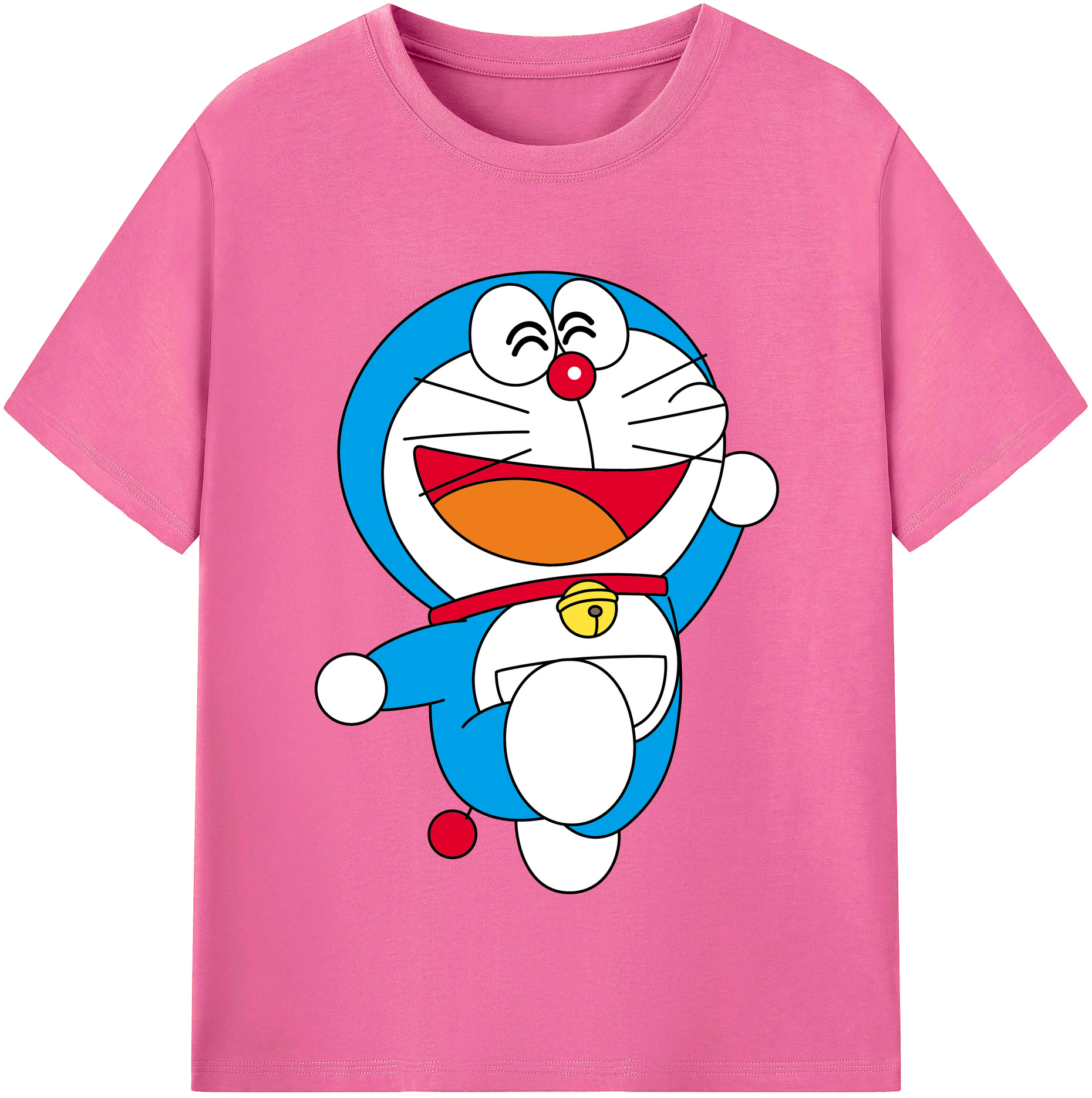 （画像用） ドラえもん Doraemon レディースカジュアルプリントTシャツ（綿100％）